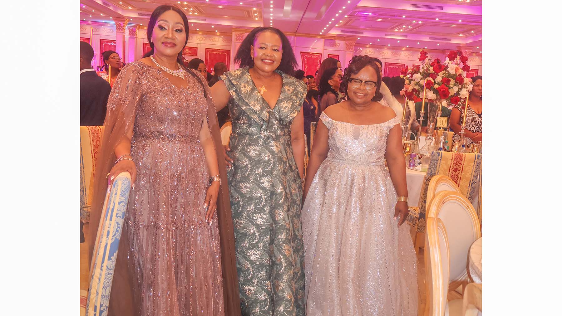 (L-R) Senate President Lindiwe Gwebu, Minister for Foreign Affairs and International Coorporation Pholile Shakantu and Minister fo Tourism and environmental Affairs Jane Simelane.